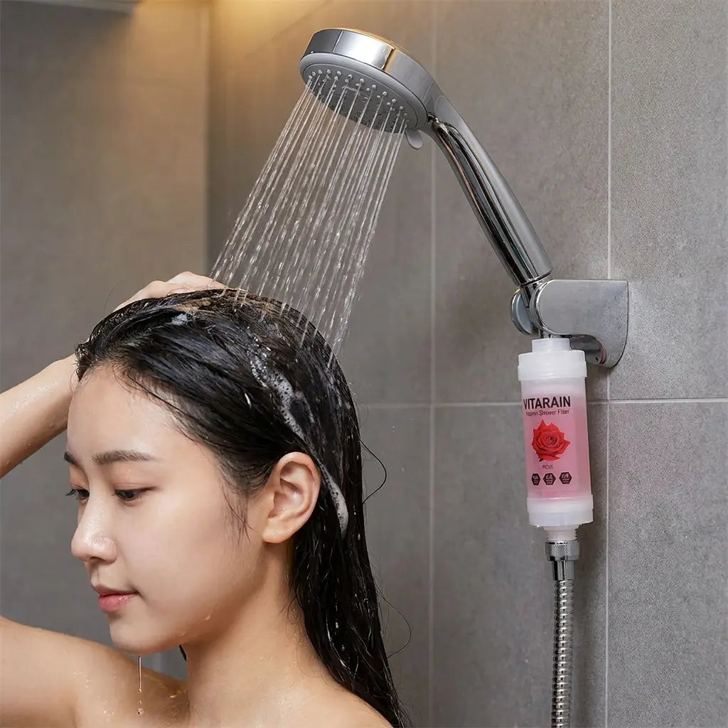 Rose Scent | VITARAIN Korean Vitamin C Shower Filter | Rose Scent Rose Scent | VITARAIN Korean Vitamin C Shower Filter | Rose Scent