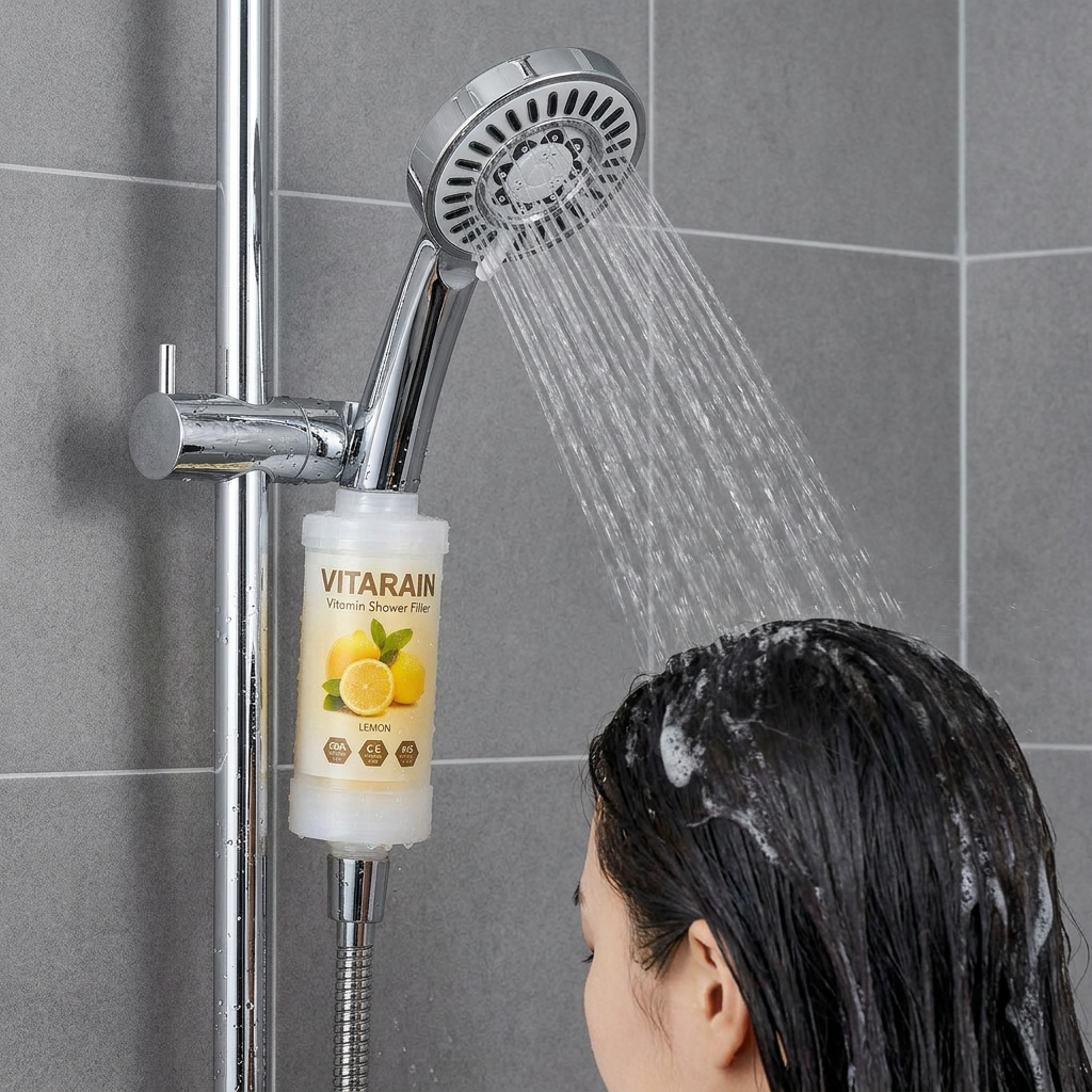 Lemon Scent | VITARAIN Korean Vitamin C Shower Filter | Lemon Scent Lemon Scent | VITARAIN Korean Vitamin C Shower Filter | Lemon Scent