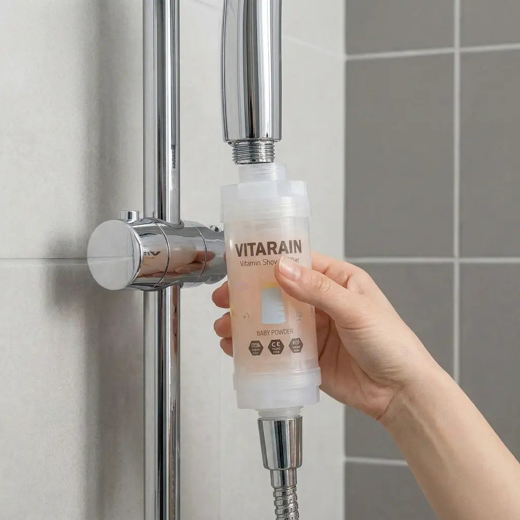 Baby Powder Scent | VITARAIN Korean Vitamin C Shower Filter | Baby Powder Scent Baby Powder Scent | VITARAIN Korean Vitamin C Shower Filter | Baby Powder Scent