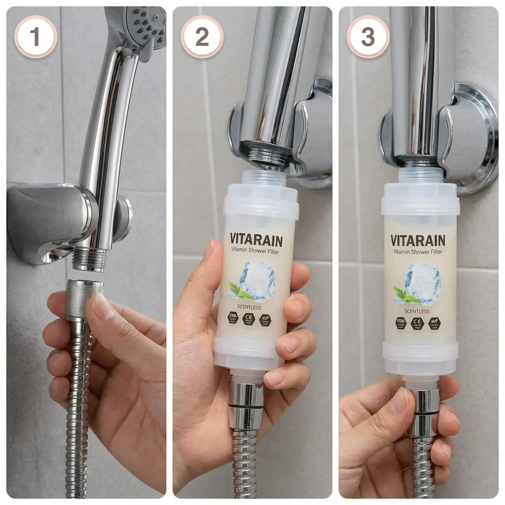 Scentless | VITARAIN Korean Vitamin C Shower Filter | Scentless Scentless | VITARAIN Korean Vitamin C Shower Filter | Scentless