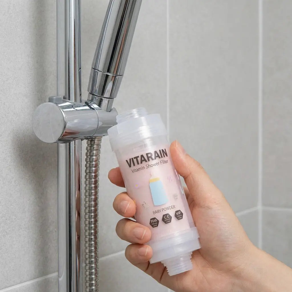 Baby Powder Scent | VITARAIN Korean Vitamin C Shower Filter | Baby Powder Scent Baby Powder Scent | VITARAIN Korean Vitamin C Shower Filter | Baby Powder Scent
