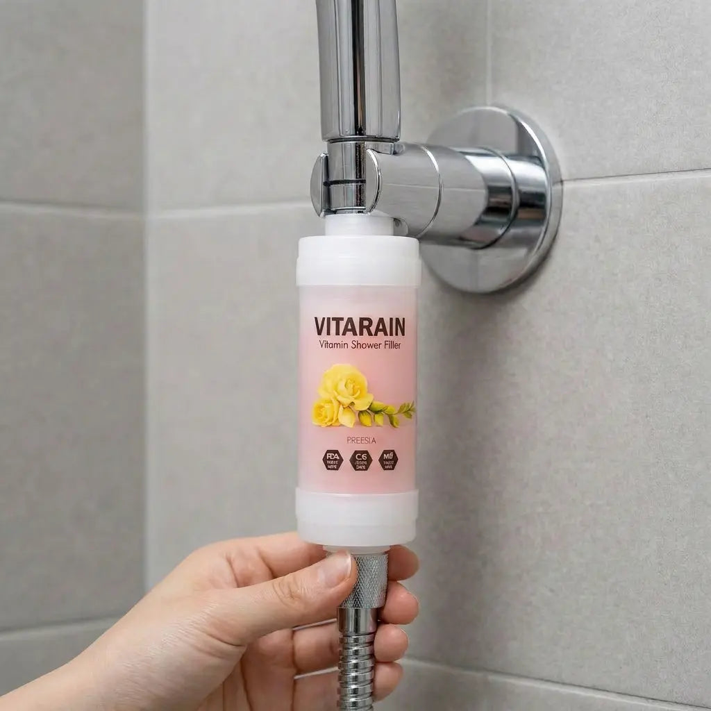 Freesia Scent | VITARAIN Korean Vitamin C Shower Filter | Freesia Scent Freesia Scent | VITARAIN Korean Vitamin C Shower Filter | Freesia Scent