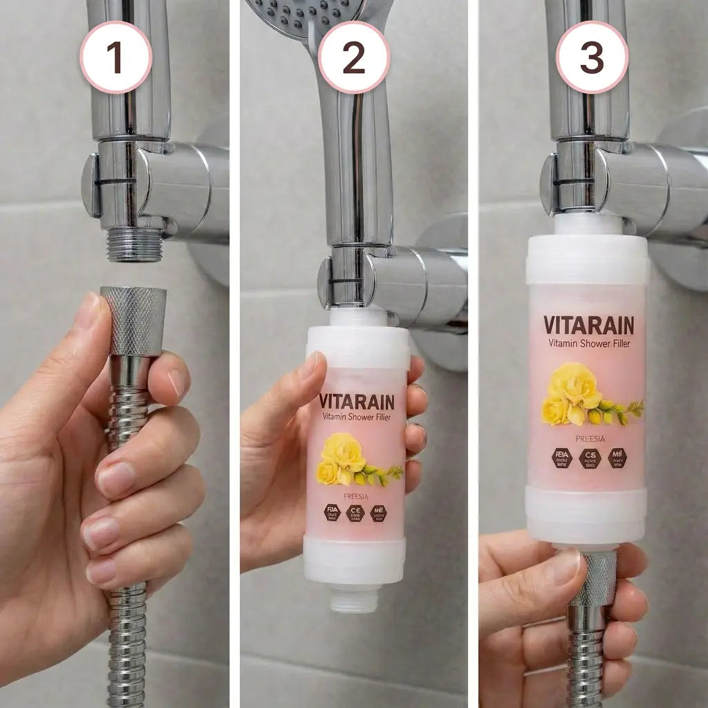 Freesia Scent | VITARAIN Korean Vitamin C Shower Filter | Freesia Scent Freesia Scent | VITARAIN Korean Vitamin C Shower Filter | Freesia Scent