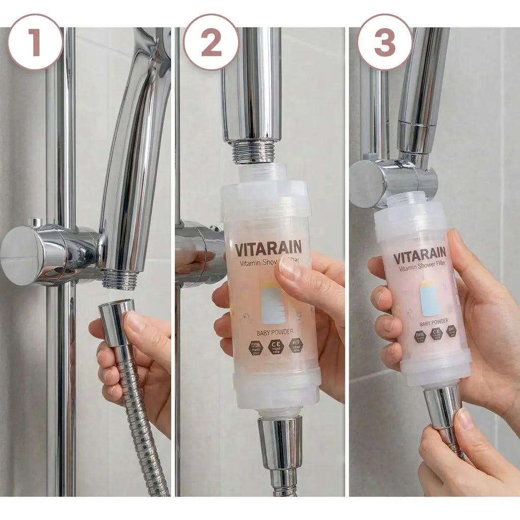 Baby Powder Scent | VITARAIN Korean Vitamin C Shower Filter | Baby Powder Scent Baby Powder Scent | VITARAIN Korean Vitamin C Shower Filter | Baby Powder Scent