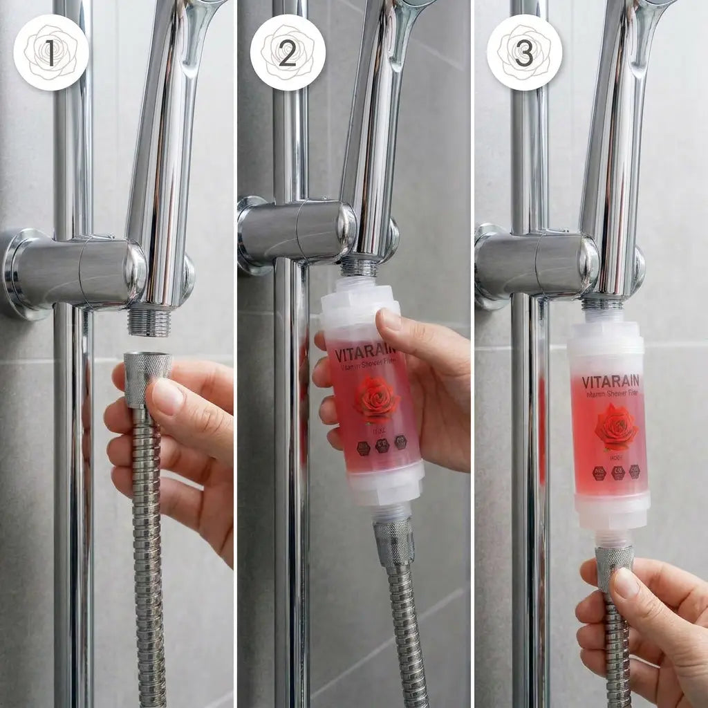 Rose Scent | VITARAIN Korean Vitamin C Shower Filter