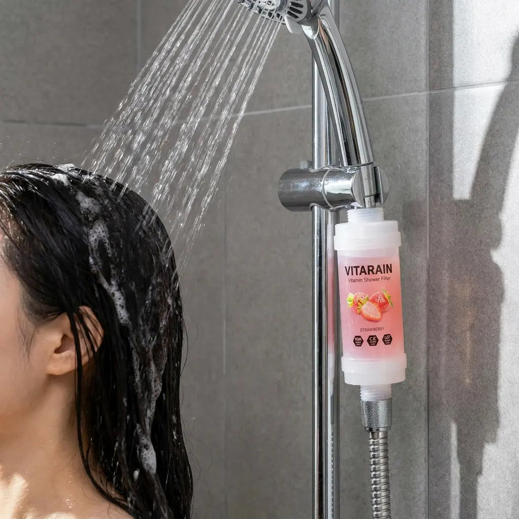 Strawberry Scent | VITARAIN Korean Vitamin C Shower Filter